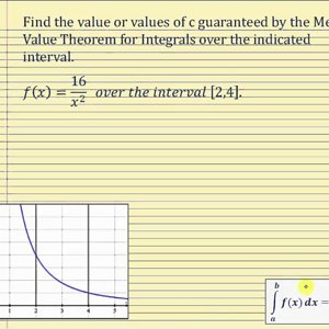 The Mean Value Theorem for Integrals