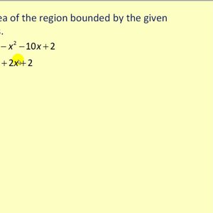 Area Between to Graphs