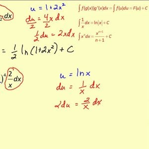 Integration by Substitution: Part 1