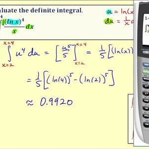 Definite Integration Using Substitution