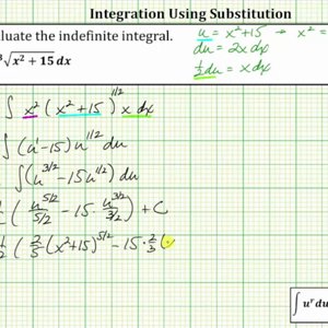 Indefinite Integration Using Substitution (Tough) Int(x^n*sqrt(x^(n-1)+c)