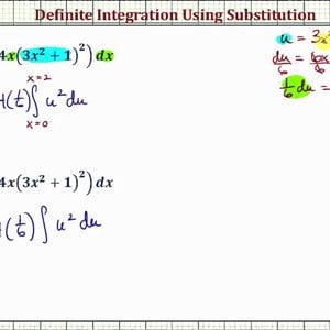 Ex 1: Definite Integration Using Substitution - Change Limits of Integration?