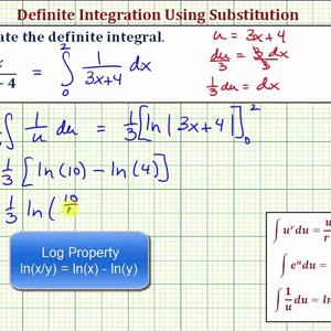 Ex: Evaluate a Definite Integral Using Substitution (Form 1/u)