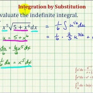 Ex: Indefinite Integral Using Substitution Involving a Square Root