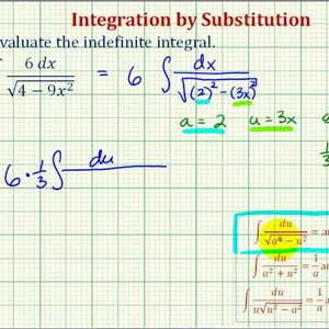 Ex: Indefinite Integral Involving Arcsine with Substitution