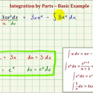 Ex: Integration by Parts - Basic Example