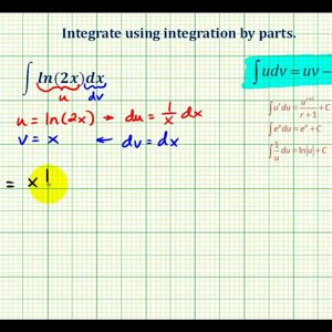 Ex 3:  Integration by Parts