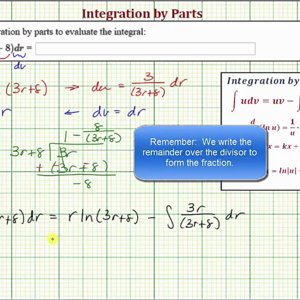 Ex: Evaluate a Indefinite Integral Using Integration by Parts - Int(ln(ax+b),x)