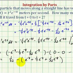 Ex: Integration by Parts Twice Application
