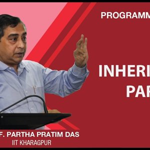Programming in C++ with Prof. Partha Das (NPTEL):- Lecture 36: Inheirtnace Part I
