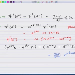 Introductory Quantum Mechanics with Prof. Manoj Harbola (NPTEL):- Lecture 53: Kroning-Penny model with periodic Dirac delta function and energy bands