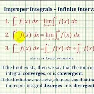 Ex 1: Improper Integral - Discontinuous Integrand