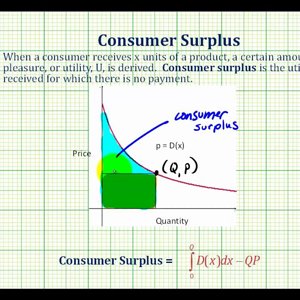 Ex:  Consumer Surplus