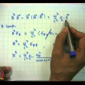 Plasma Physics: Fundamentals and Applications (NPTEL):- Lecture 30: Electromagnetic propagation at oblique angles to magnetic field in a plasma