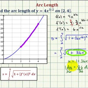 Ex: Find the Arc Length of a Radical Function (Rational Exponent)