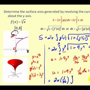 Surface Area of Revolution – Part 2