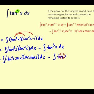 Trig Integrals Involving Powers of Secant and Tangent: Part 2