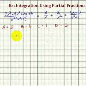 Ex: Indefinite Integral Requiring Partial Fraction Decomposition