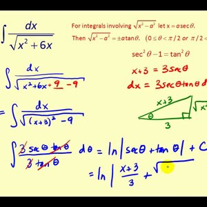 Integration Involving Trigonometric Substitution: Part 4