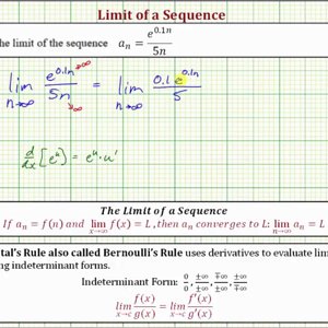 Ex: Limit of a Sequence Using L'Hopital's Rule (Divergent) - YouTube