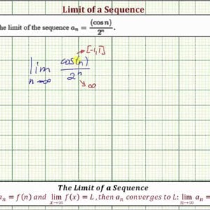 Ex: Limit of a Sequence (cos(n)/2^n) - YouTube