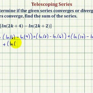 Ex 2: Telescoping Series (Divergent)