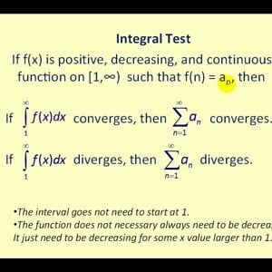 The Integral Test