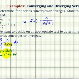 Infinite Series:  The Integral Test