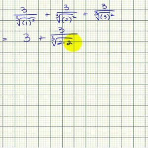 Ex 2: Infinite Series - P Series Test (Divergent) and Find Partial Sum