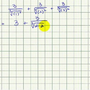 Ex 2: Infinite Series - P Series Test (Divergent) and Find Partial Sum