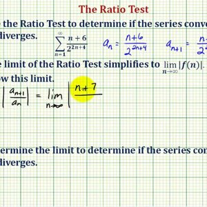 Ex 4: Infinite Series - The Ratio Test (Convergent)
