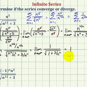 Ex 2: Determine if an Series and an Alternating Series Converge or Diverge