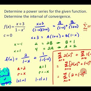 Representing a Function as a Geometric Power Series:  Part 2