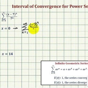Ex 5: Interval of Convergence for Power Series (Not Centered at 0)