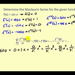 Taylor and Maclaurin Series