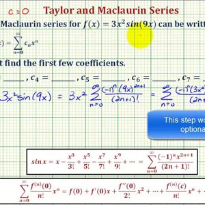 Determine the Maclaurin Series and Polynomial for Function in the Form ax^2*sin(bx)