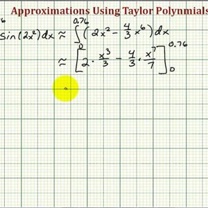 Ex: Use a Maclaurin Polynomial for sin(bx^n) to Approximate an Integral