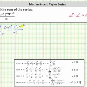 Find the Sum of an Infinite Series Using a Known Power Series (e^x)