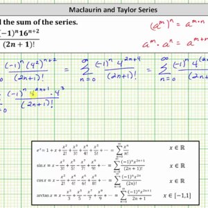 Find the Sum of an Infinite Series Using a Known Power Series (sin(x))