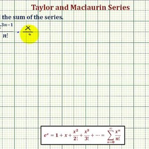 Determine the Function for the  Sum of a Power Series