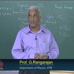 Condensed Matter Physics by Prof. G. Rangarajan (NPTEL):- Lecture 3: Symmetry in Perfect Solids (Continued)