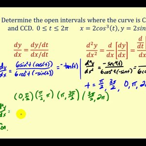 Second Derivative of Parametric Equations: Part 2