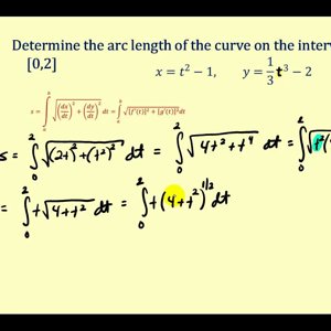 Arc Length in Parametric Form