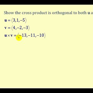 Vector Cross Products