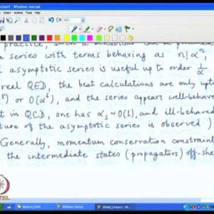 Relativistic QM by Prof. Apoorva Patel (NPTEL):- Lecture 34: Dyson's analysis of the perturbation series, Singularities of the S-matrix