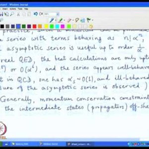 Relativistic QM by Prof. Apoorva Patel (NPTEL):- Lecture 34: Dyson's analysis of the perturbation series, Singularities of the S-matrix