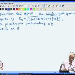 Relativistic QM by Prof. Apoorva Patel (NPTEL):- Lecture 17: Dirac equation structure of low energy graphene states