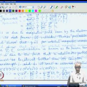 Relativistic QM by Prof. Apoorva Patel (NPTEL):- Lecture 10: Interpretation of relativistic corrections, Reflection from a potential barrier