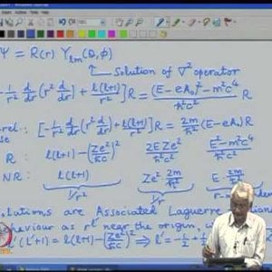 Relativistic QM by Prof. Apoorva Patel (NPTEL):- Lecture 3: Coupling to electromagnetism