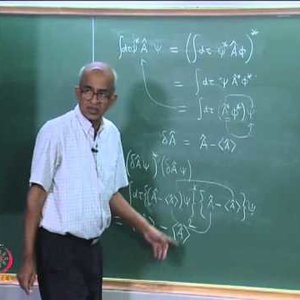 Introductory Quantum Chemistry by Prof. K.L. Sebastian (NPTEL):- Lecture 32: Generalized Uncertainty Principle - Continued